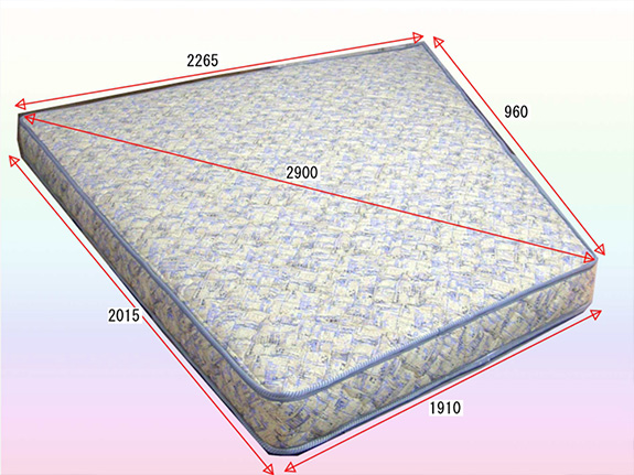 変形(台形）別注マットレス　2014.04.24